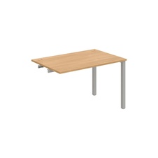 HOBIS prídavný kancelársky stôl rovný - US 1200 R, dub