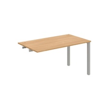 HOBIS prídavný kancelársky stôl rovný - US 1400 R, dub
