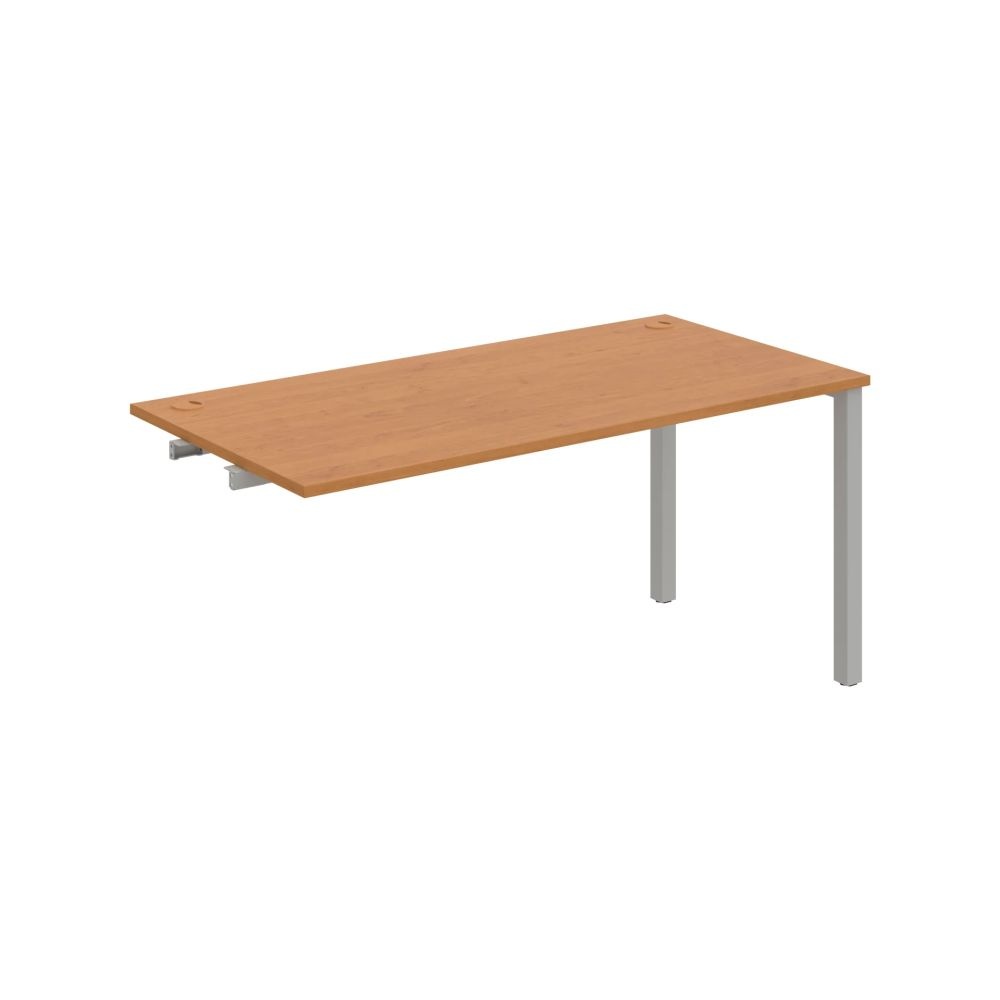 HOBIS prídavný kancelársky stôl rovný - US 1600 R, jelša