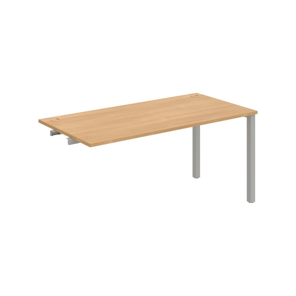 HOBIS prídavný kancelársky stôl rovný - US 1600 R, dub