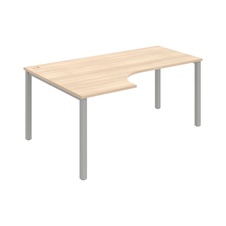 HOBIS kancelársky stôl tvarový, ergo pravý - UE 1800 60 P, agát