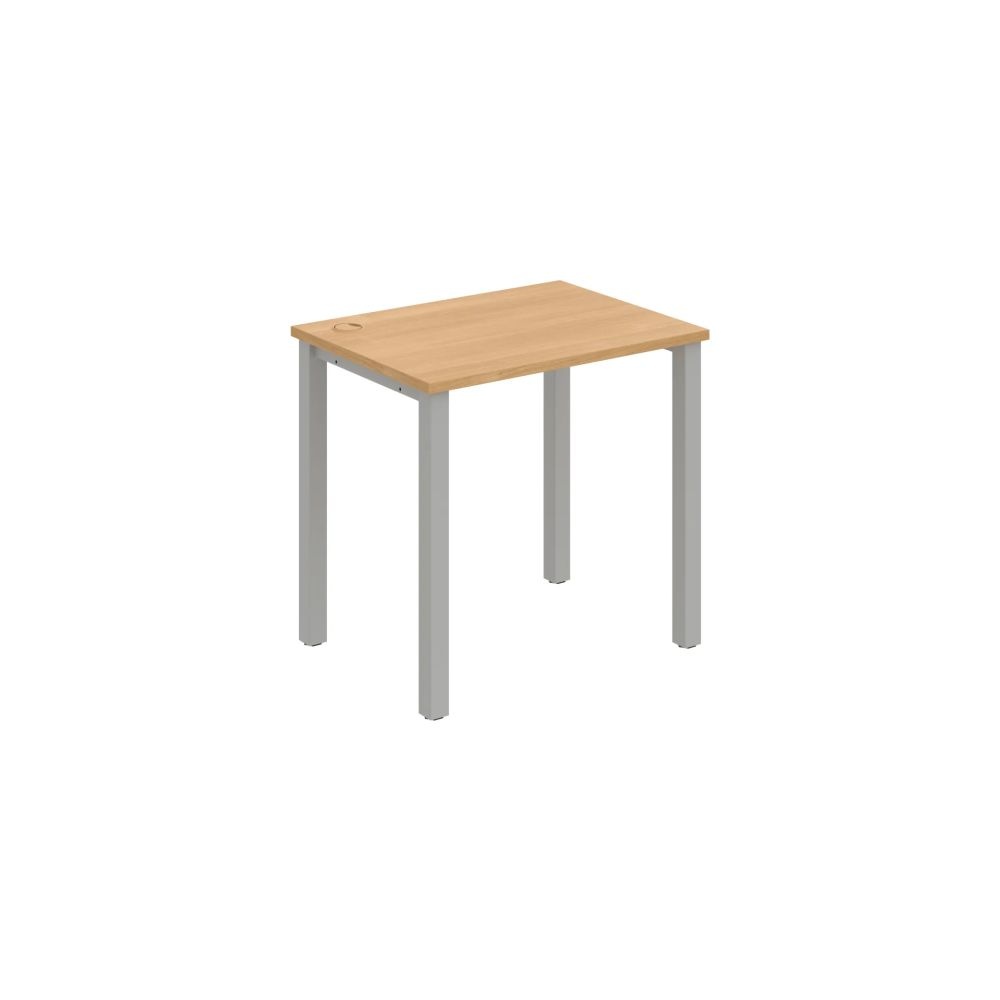 HOBIS kancelársky stôl rovný - UE 800, hĺbka 60 cm, dub