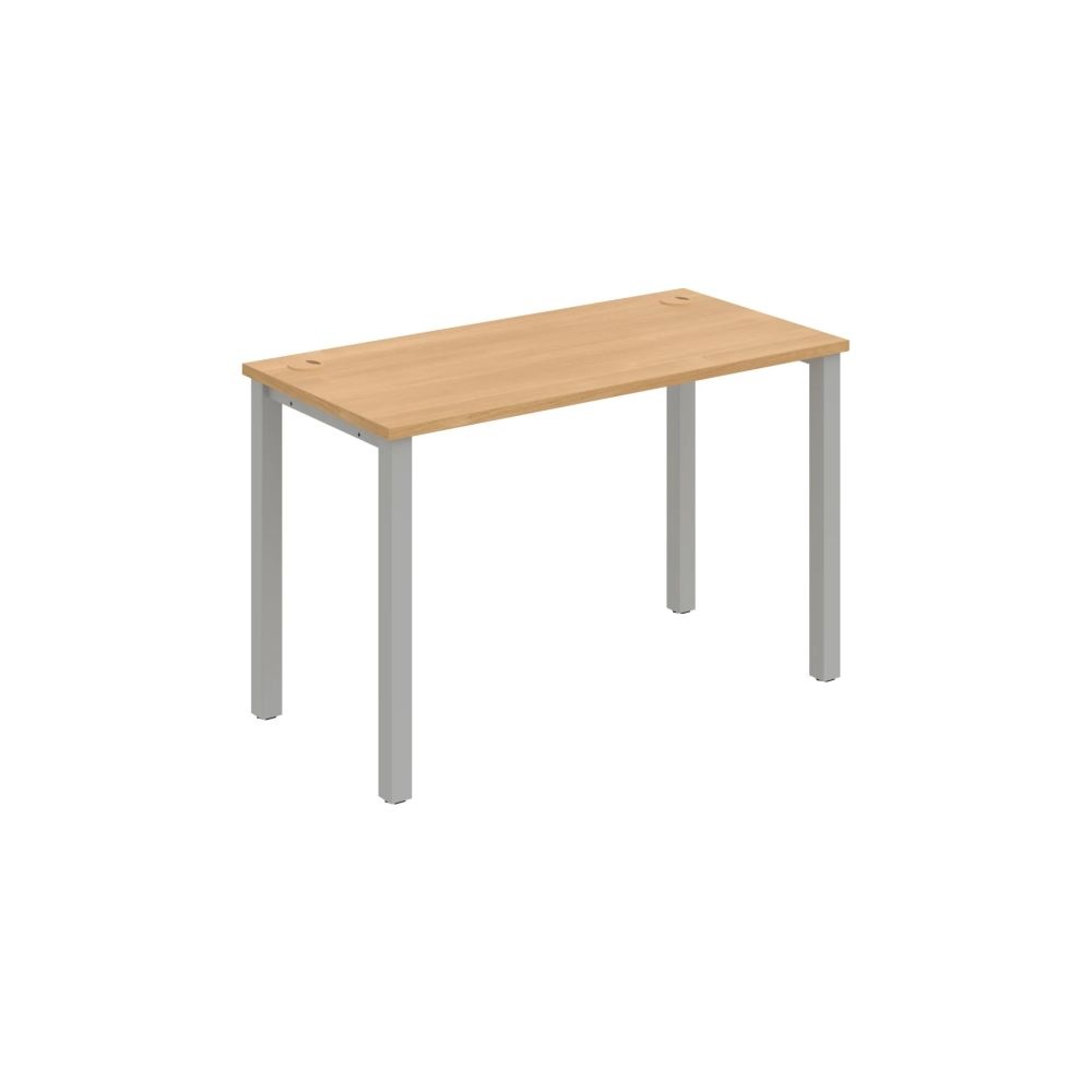 HOBIS kancelársky stôl rovný - UE 1200, hĺbka 60 cm, dub