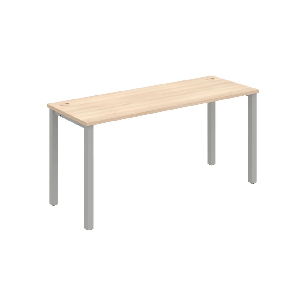 HOBIS kancelársky stôl rovný - UE 1600, hĺbka 60 cm, agát