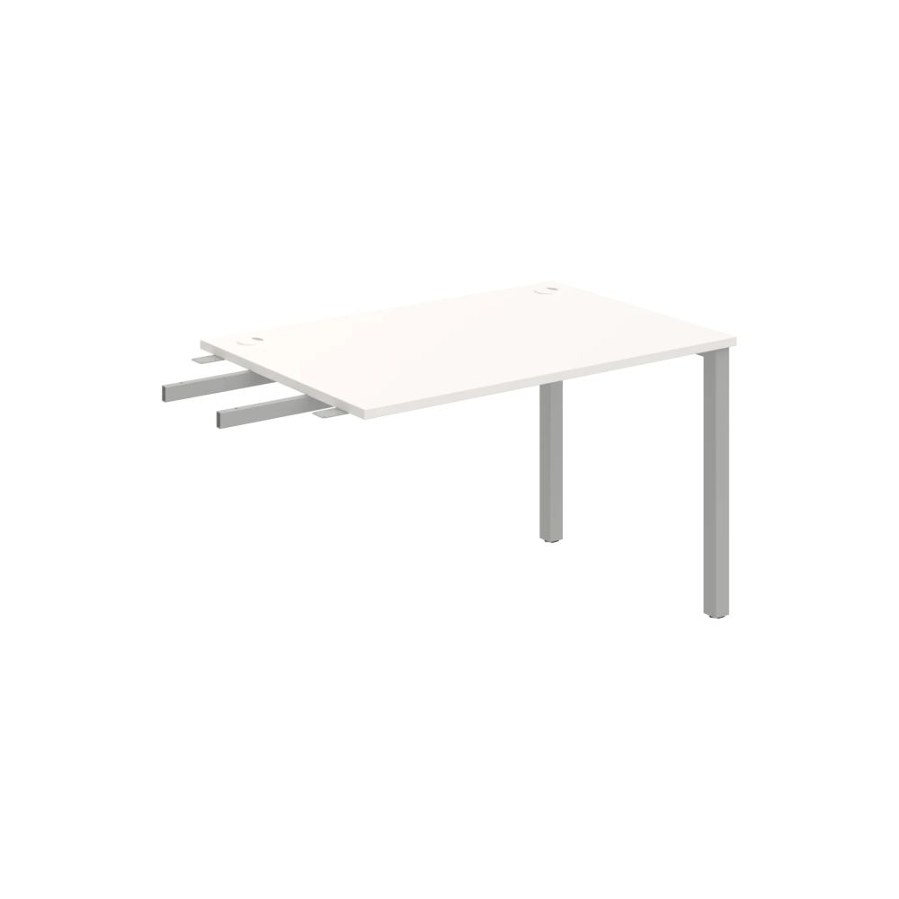 HOBIS prídavný stôl do uhla - US 1200 RU, hĺbka 80 cm, biela