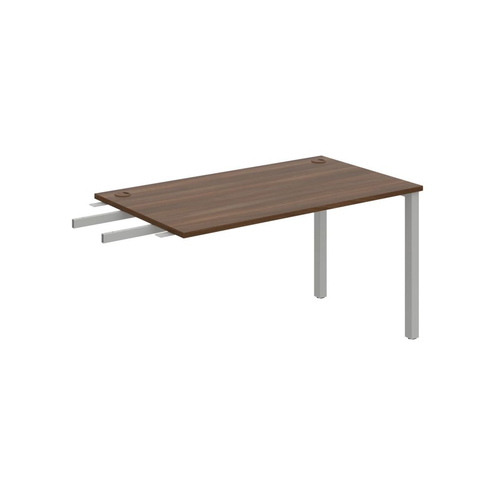 HOBIS prídavný stôl do uhla - US 1400 RU, hĺbka 80 cm, orech