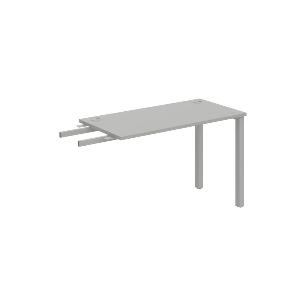 HOBIS prídavný stôl do uhla - UE 1200 RU, hĺbka 60 cm, šeda
