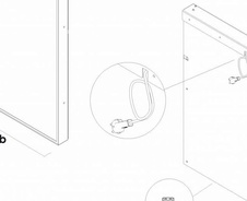 Digitálny závesný panel Smart Line s monitorom 50", biely - 4