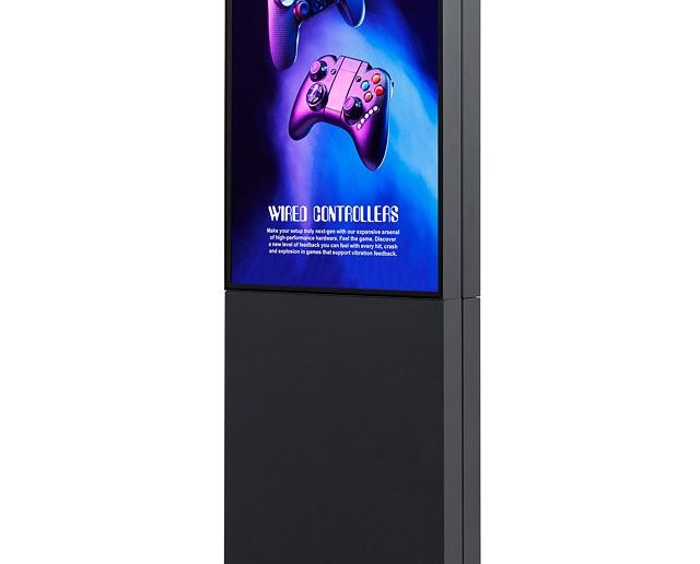 Digitálny totem Smart Line Obojstranný s monitorom Samsung 43", čierna