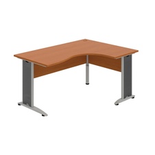 HOBIS kancelársky stôl pracovný tvarový, ergo ľavý - CE 2005 L, čerešňa