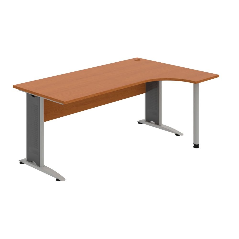 HOBIS kancelársky stôl pracovný tvarový, ergo ľavý - CE 1800 L, čerešňa