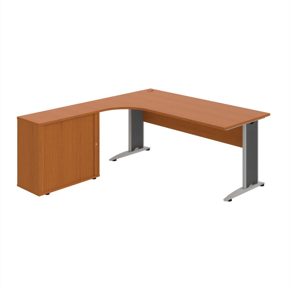 HOBIS kancelársky stôl pracovný, zostava pravá - CE 1800 HR P, čerešňa